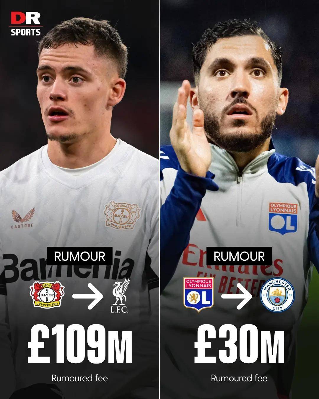 关于曝曼城和切尔基达成个人协议正式向里昂报价的信息