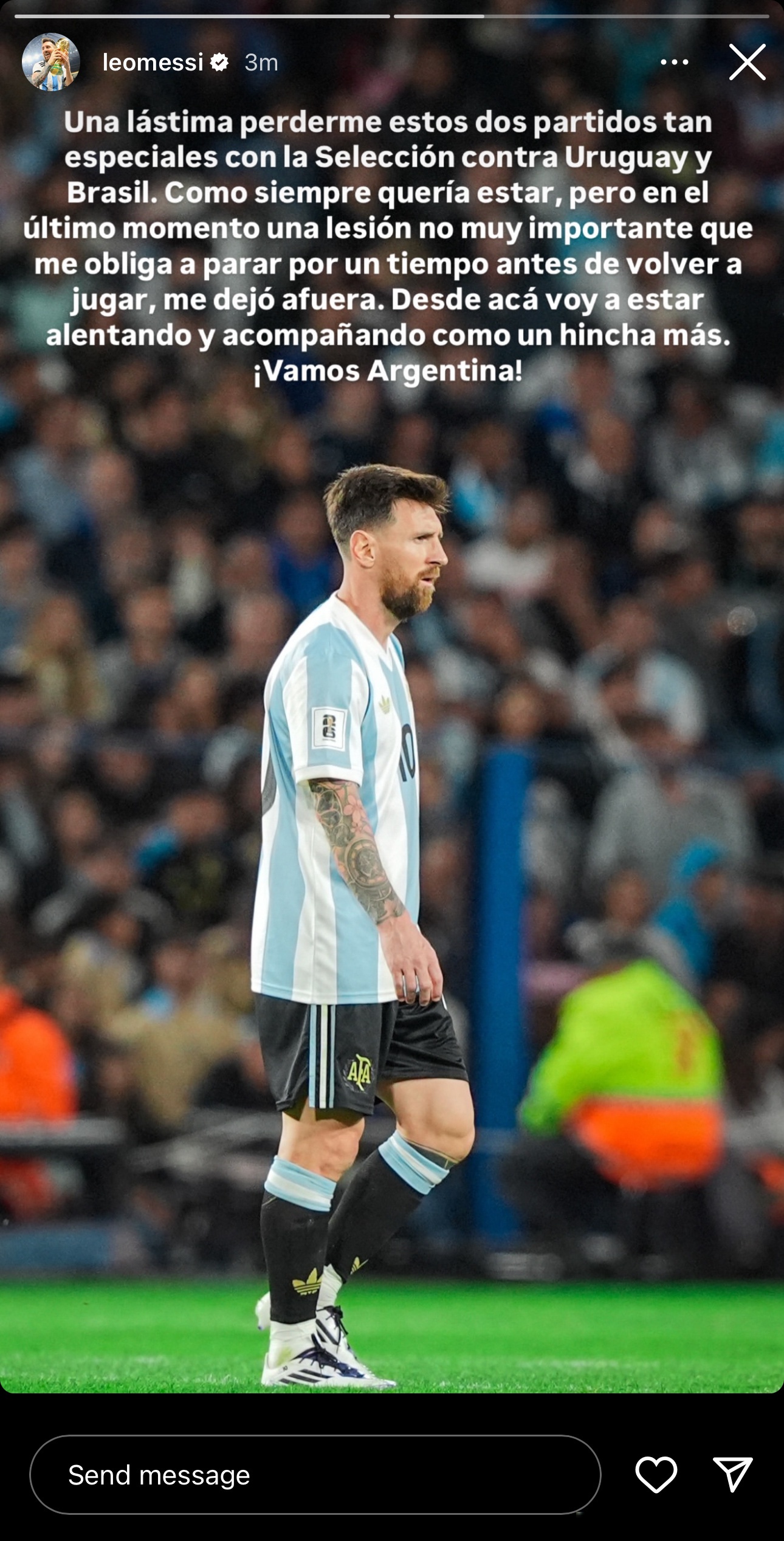 梅西9月将迎来最后一个主场世预赛已接近职业生涯退役的简单介绍 梅西9月将迎来最后一个主场世预赛已接近职业生涯退役的简单介绍