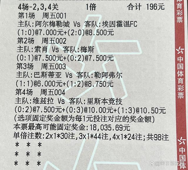 荷乙阿尔梅勒城VS埃因霍温FC预测分析主队惨遭3连败的简单介绍