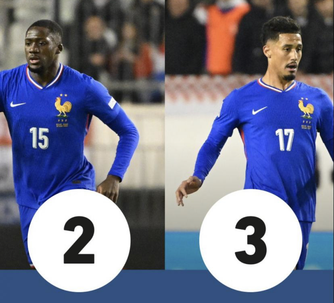 皇马有意科纳特和萨利巴球队有意升级中后卫位置