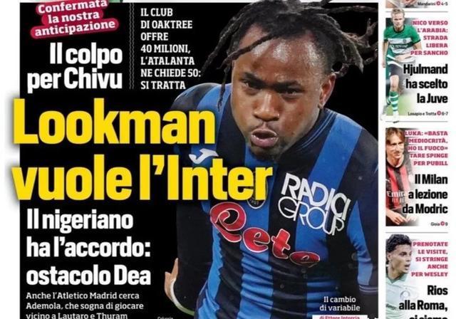 包含国米有意卢克曼他如今是国米锋线引援首选的词条  第2张