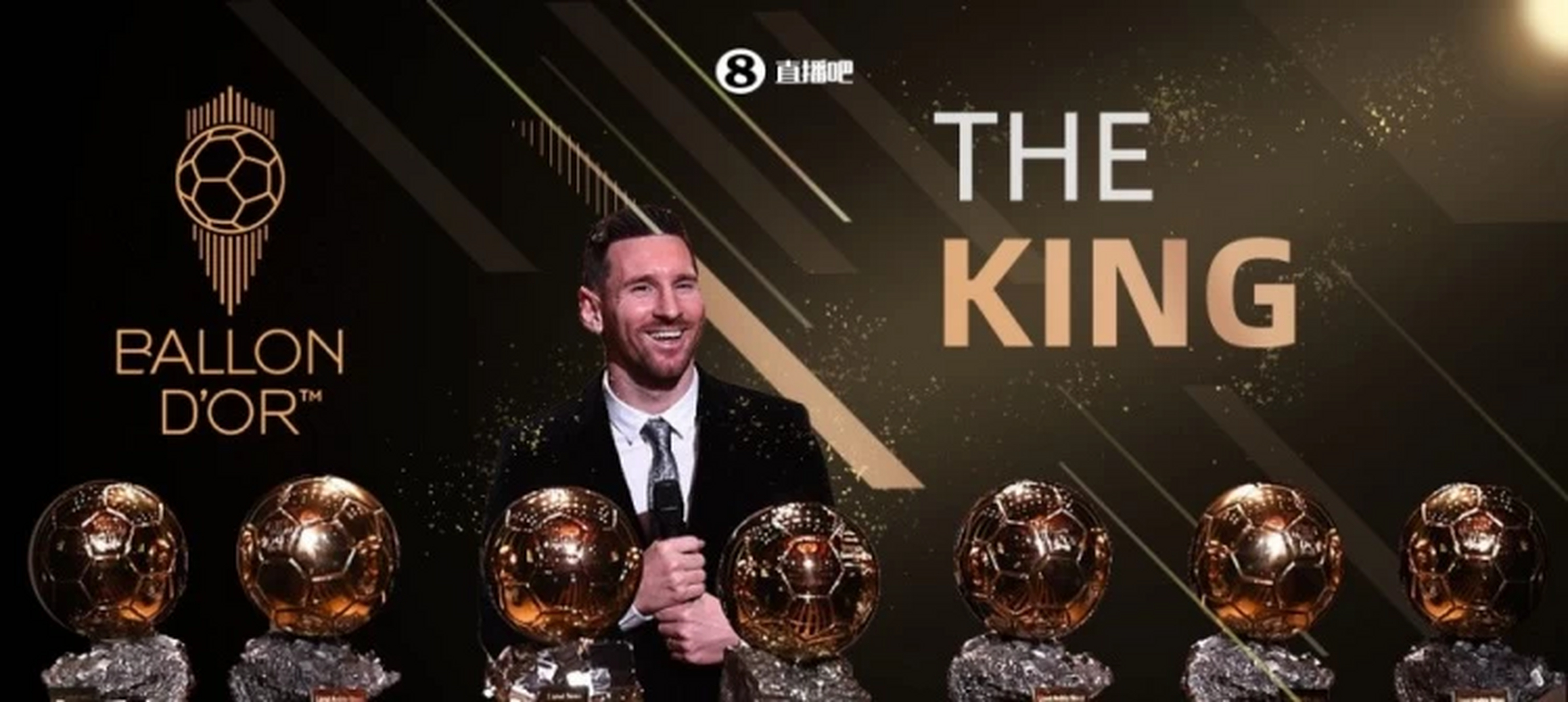 关于ESPN晒梅西部分纪录8次夺得金球奖的信息