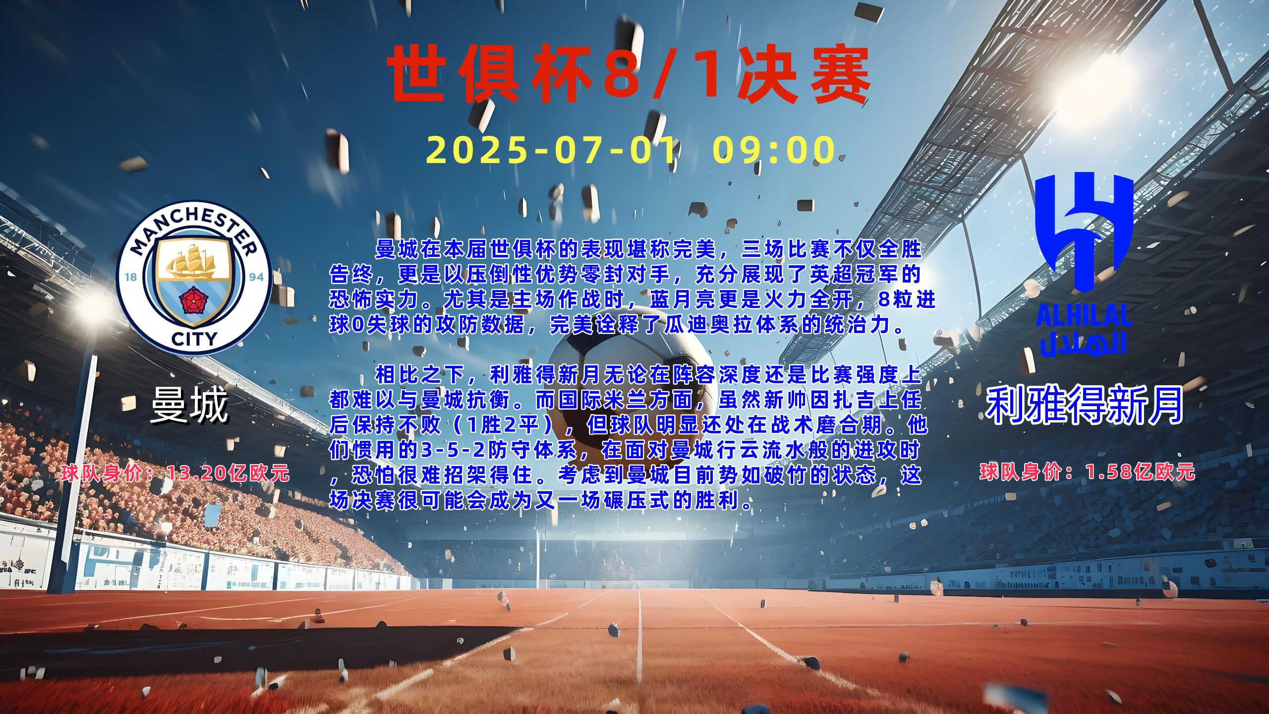 曼城本赛季无缘英超等5项赛事冠军世俱杯出局
